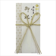 DK981 PREMIUM WASHI 麻の葉 花結 金封